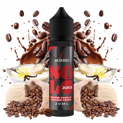 Bombo Solo Juice Coffee Vanilla Custard Cream 20ml/60ml